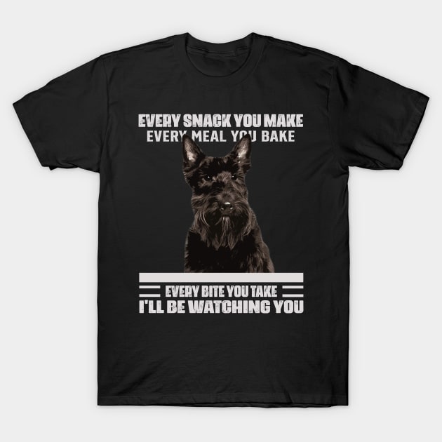 Urban Scottie Every Meal You Bake for Dog Enthusiasts T-Shirt by Kleurplaten kind